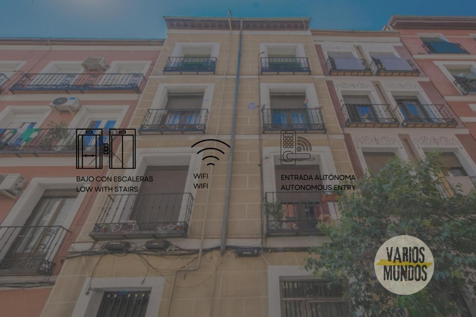 Cool Duplex Bajo Apt 7Pax Cerca De Tirso De Molina E2 Madrid Esterno foto